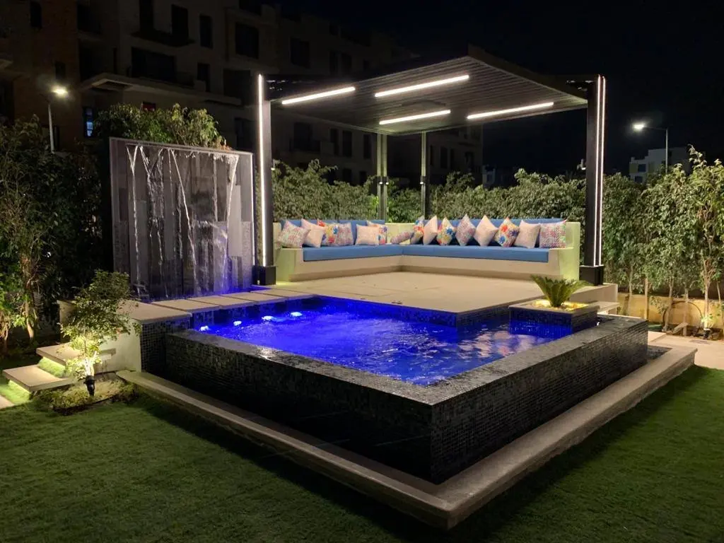 Large artificial lake project